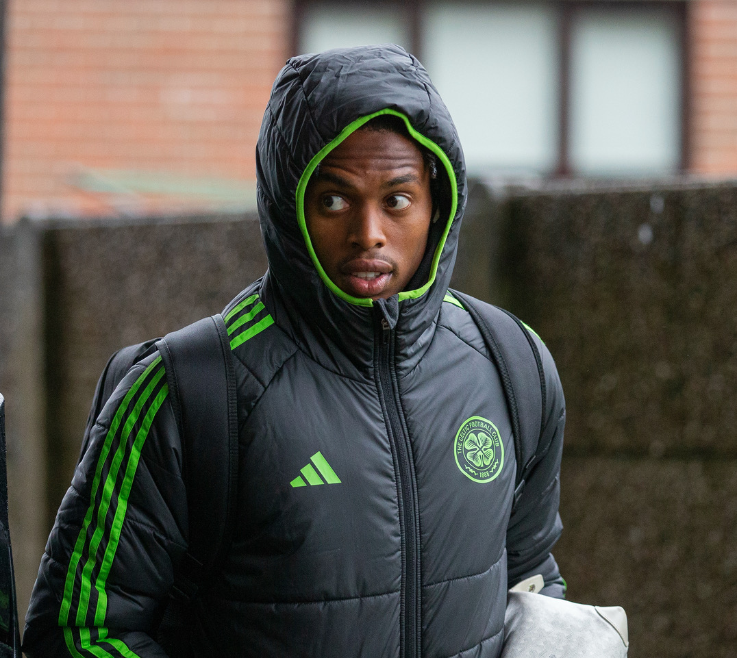 Junior Adamu arrives at Rugby Park