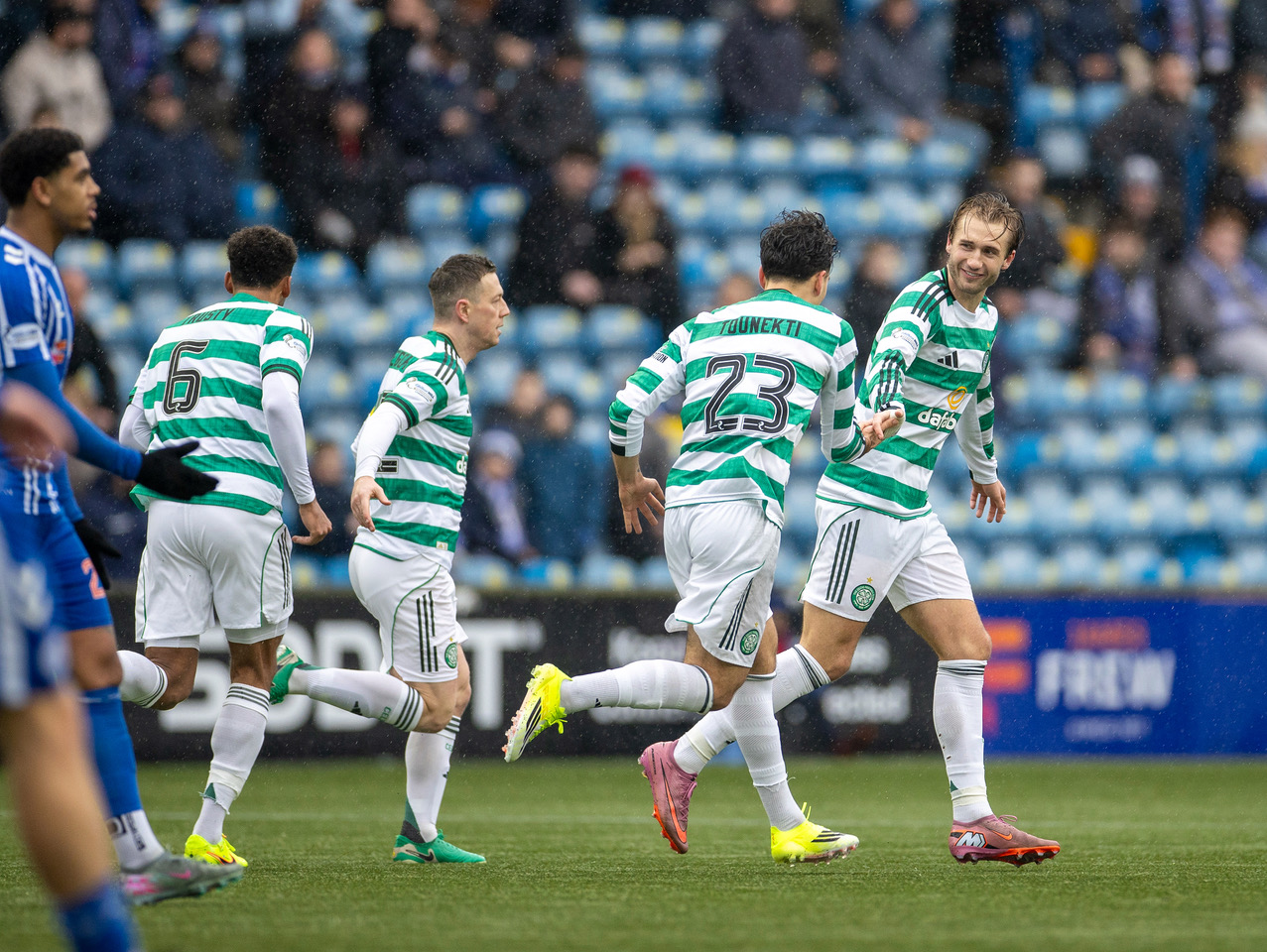 Benjamin Nygren celebrates.