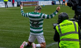 Julian Araujo celebrates
