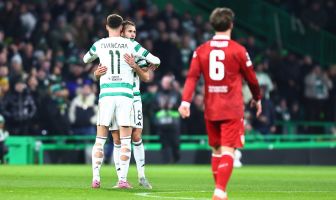 Benjamin Nygen celebrates