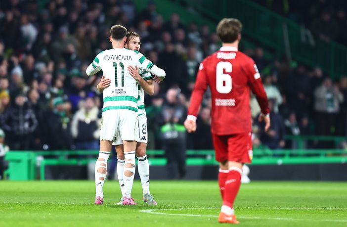Benjamin Nygen celebrates