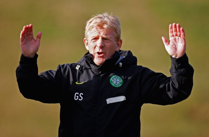 Manager Gordon Strachan of Celtic