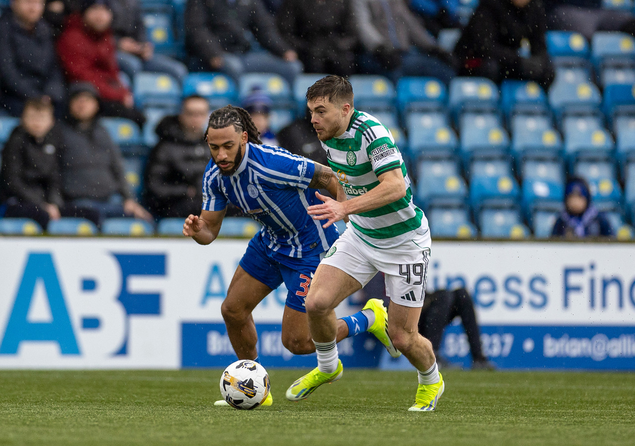 James Forrest in action against Kilmarnock