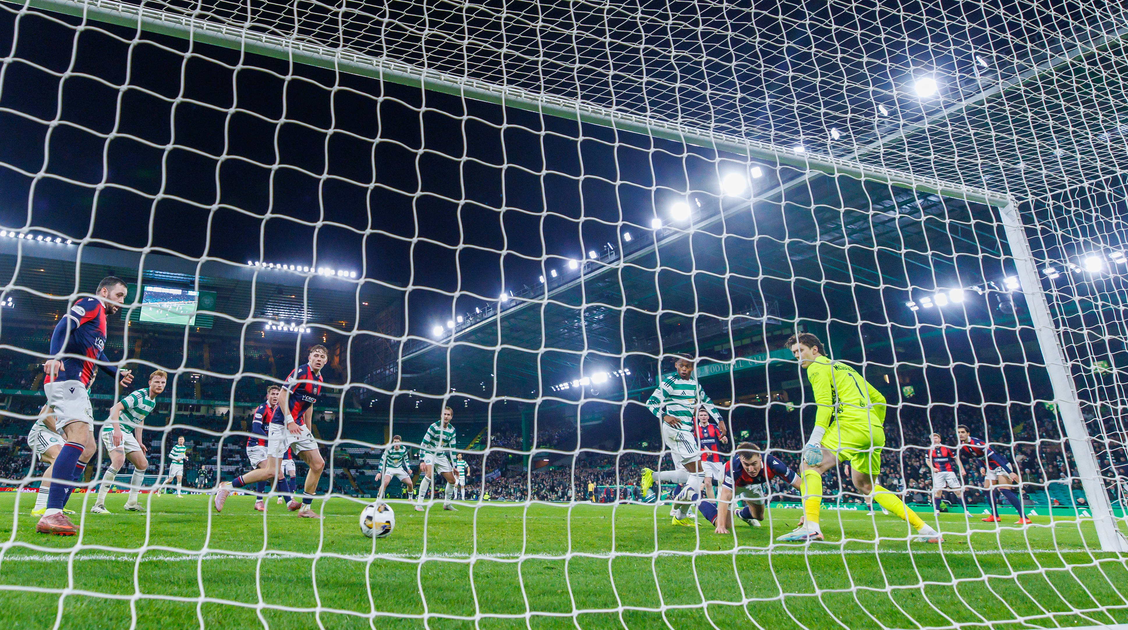 Junior Adamu scores