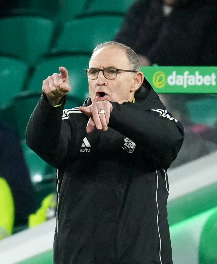 Celtic manager Martin O'Neill