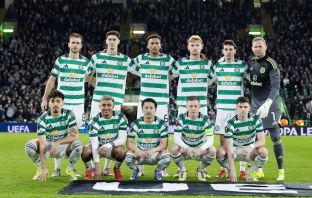 Celtic team line-up