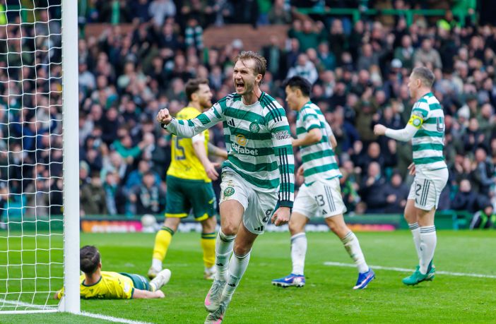 Benjamin Nygren's goal celebration