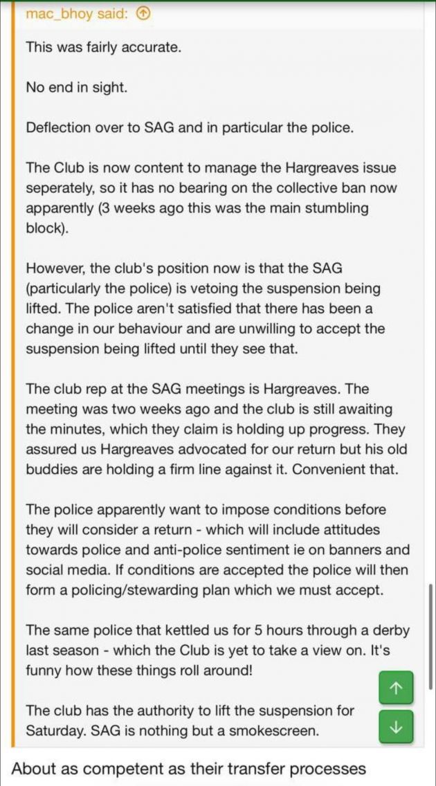 Green Brigade update