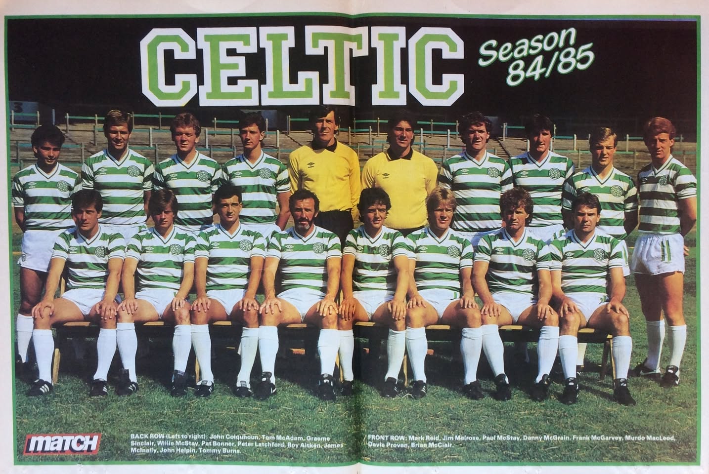 Celtic team photo 1984