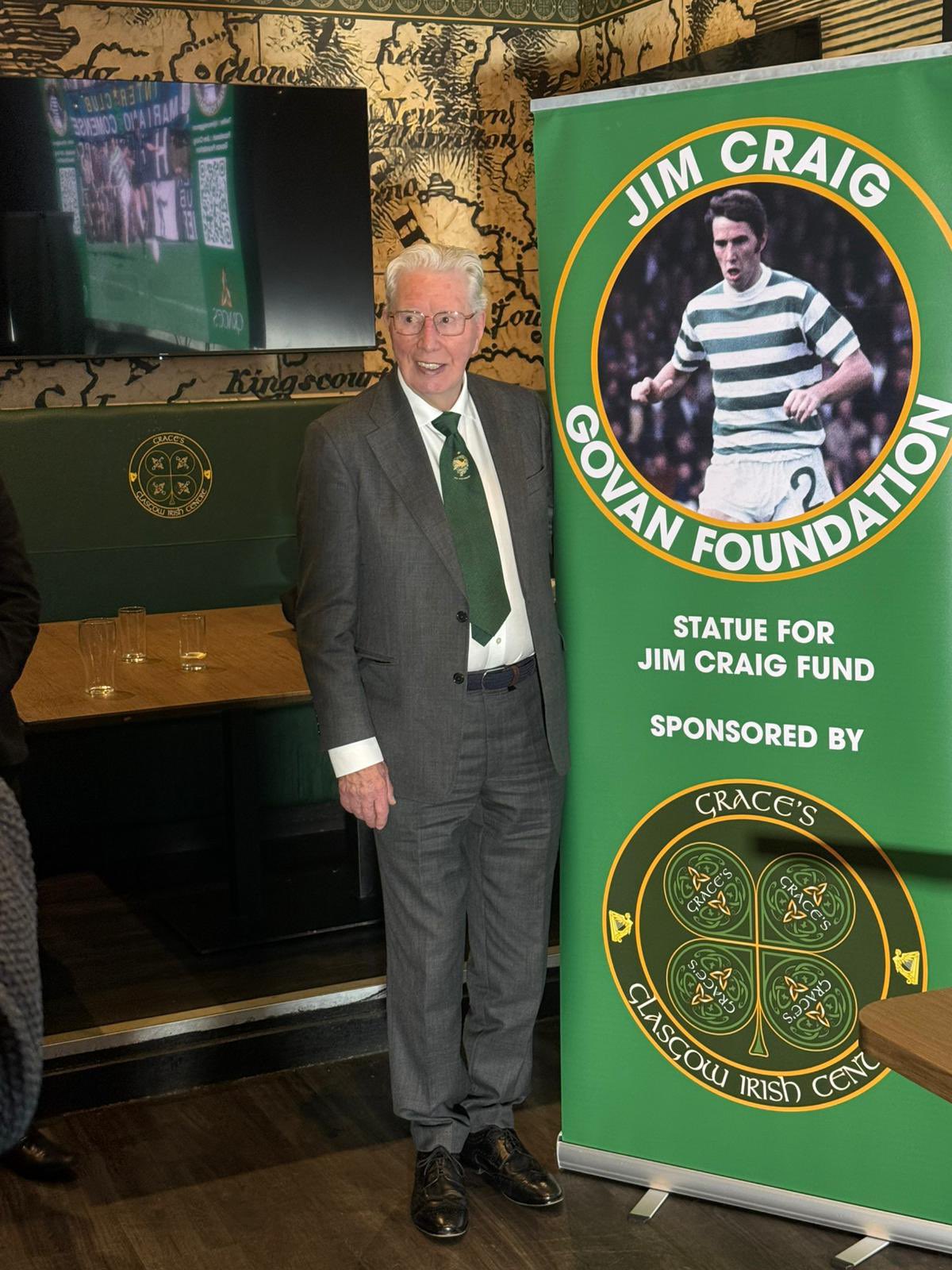 Jim Craig at the Jim Craig Govan Foundation launch
