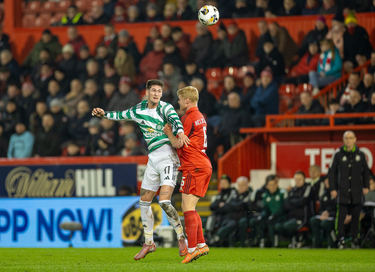 Tomas Cvancara  at Pittodrie.