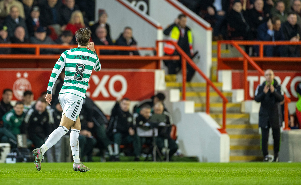 Benjamin Nygren celebrates.