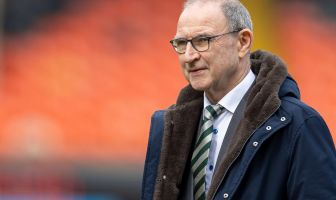 Martin O'Neill at Tannadice