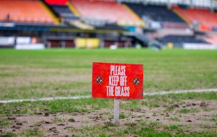 Keep off the grass - Tannadice