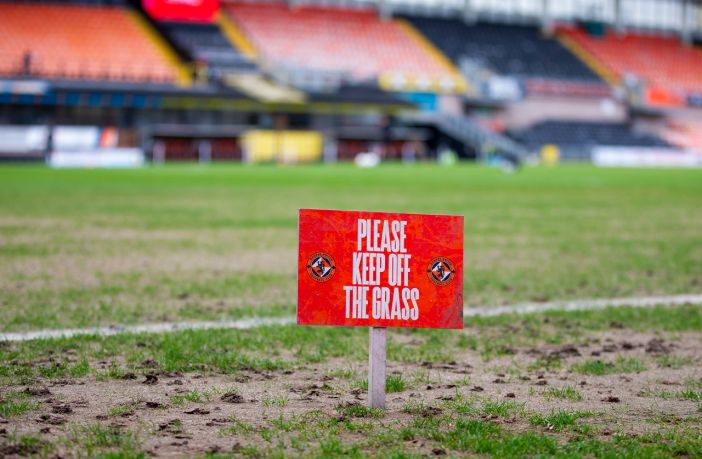 Keep off the grass - Tannadice