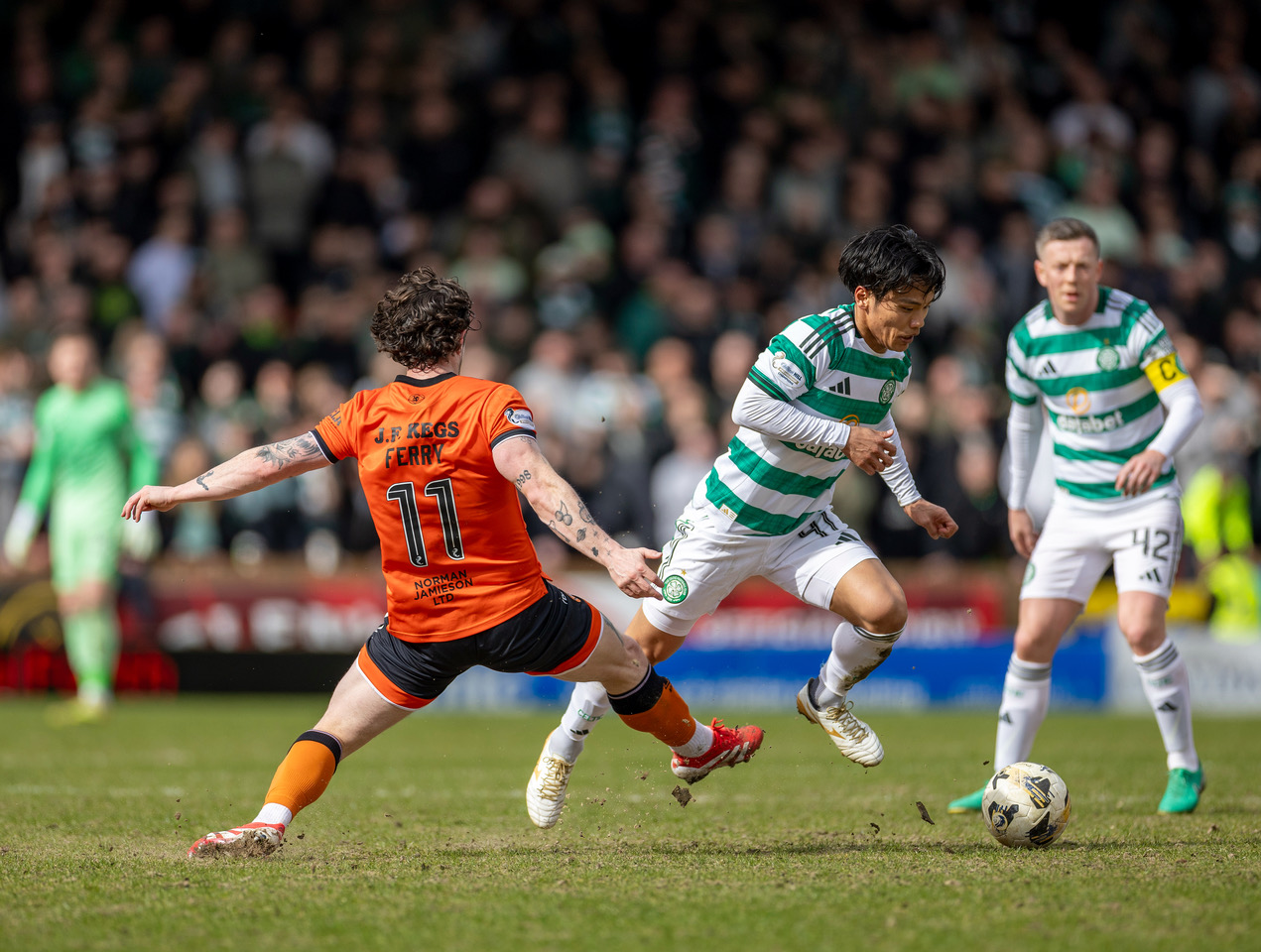 Reo Hatate at Tannadice
