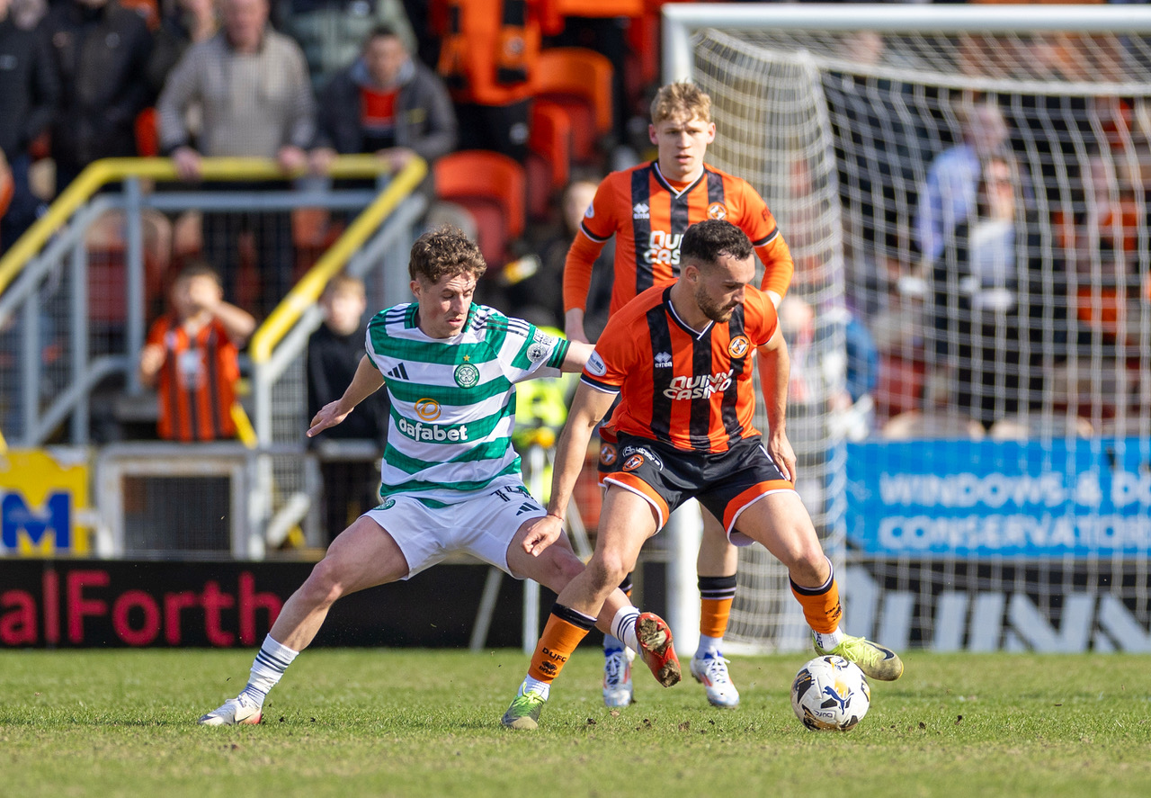 Luke McCowan at Tannadice 