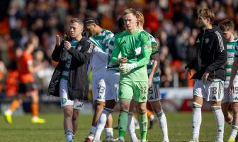 Viljami Sinisalo at Tannadice.