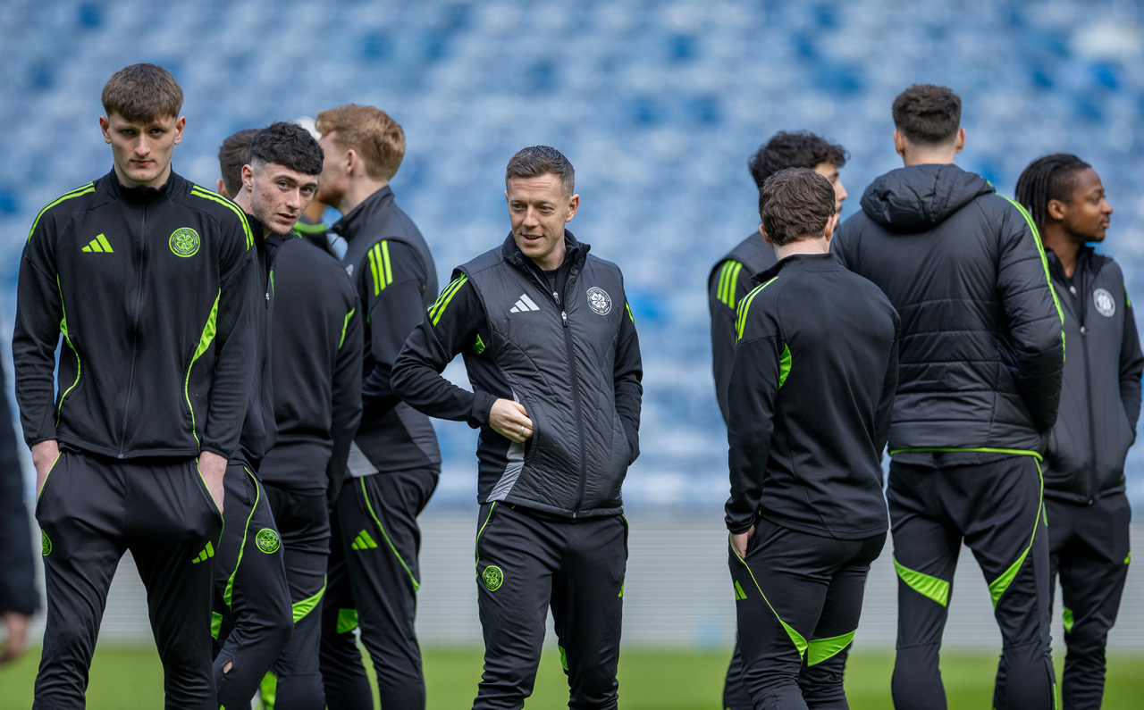 Callum McGregor ahead of the match.