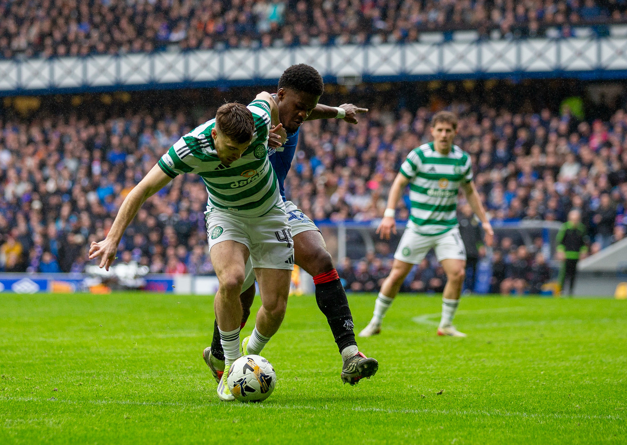 James Forrest at Ibrox.