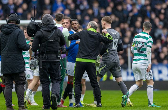Martin O'Neill at Ibrox.