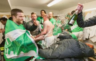 Champions again - Firhill, 26 March 2014.