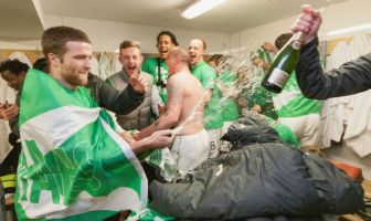 Champions again - Firhill, 26 March 2014.