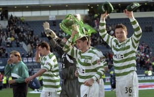 Celtic in the League Cup Final on this Day in 20000 at Hampden against Aberdeen.