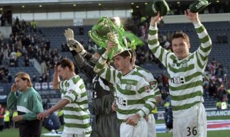 Celtic in the League Cup Final on this Day in 20000 at Hampden against Aberdeen.