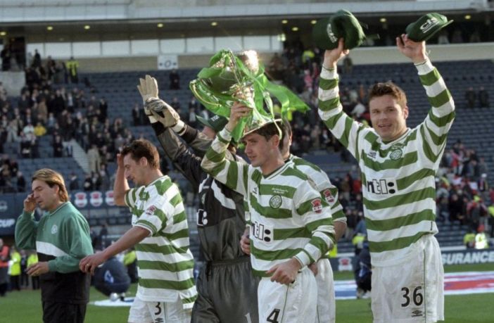 Celtic in the League Cup Final on this Day in 20000 at Hampden against Aberdeen.