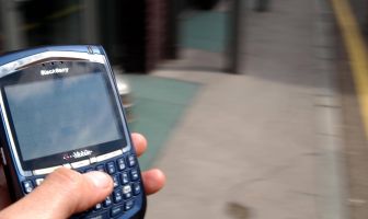 Blackberry Due to technology such as the Blackberry mobile phone, office life is fast taking over peoples private lives (2006)