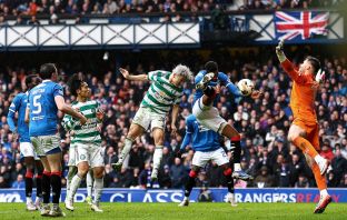Celtic's penalty incident at Ibrox...
