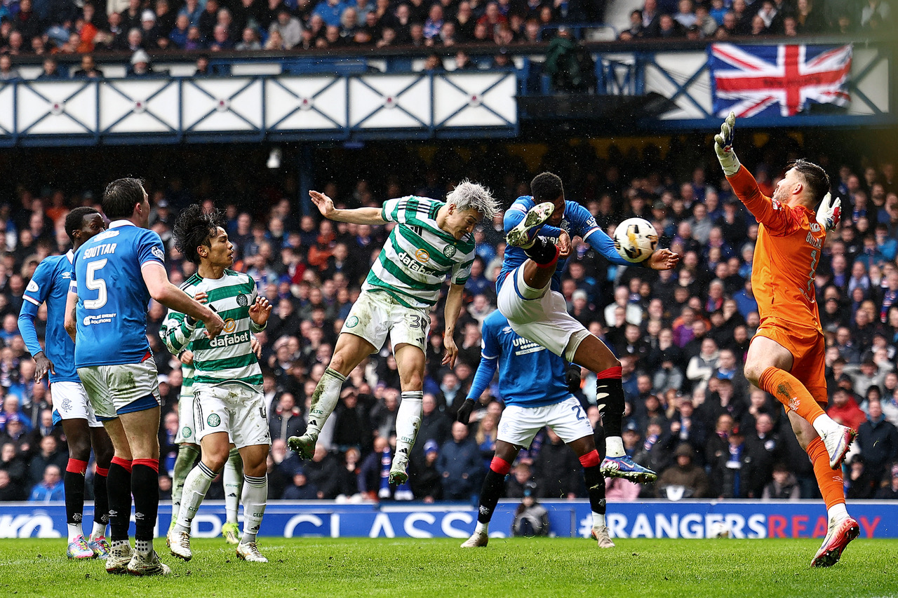 Celtic's penalty incident at Ibrox...
