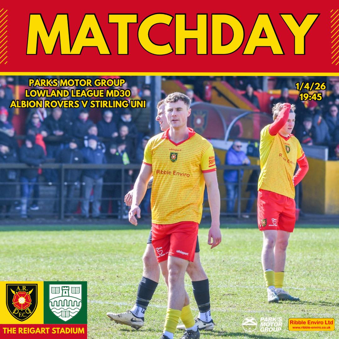 Albion Rovers v Stirling University, Lowland League 