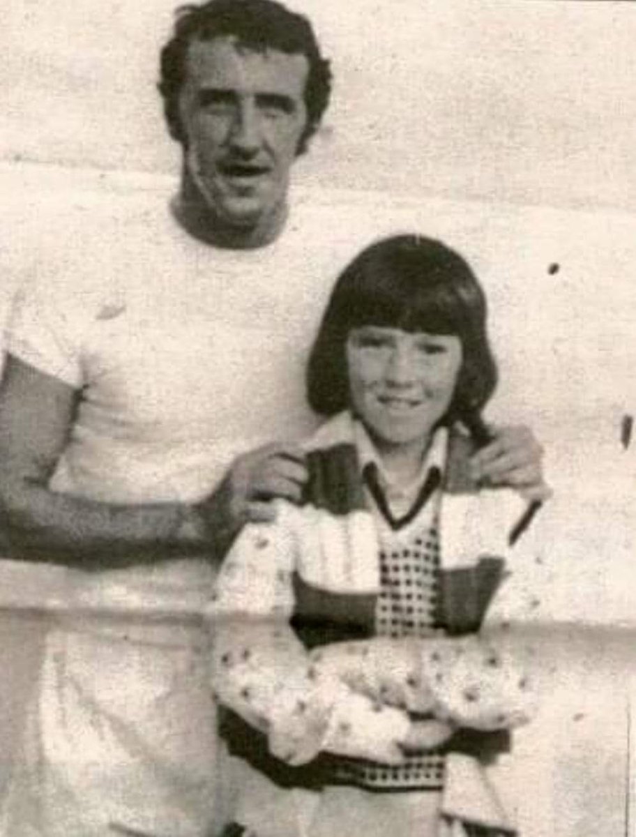 A young Bernard Ponsonby meets Danny McGrain