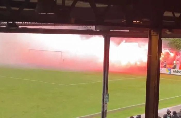 Green Brigade at Albion Rovers v Celtic B
