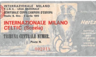 Inter Milan v Celtic - 5th April 1972.