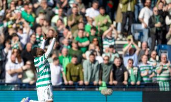 Kelechi Iheanacho celebrates