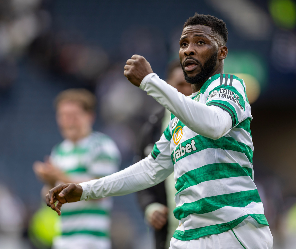 Kelechi Iheanacho celebrates 