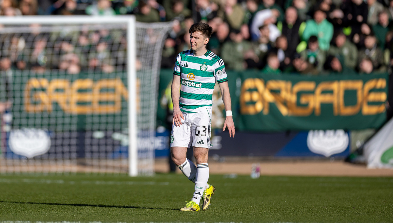 Kieran Tierney at Dens Park.