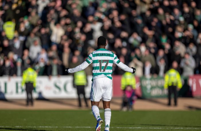 Kelechi Iheanacho celebrates