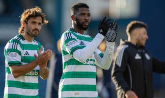 Post match applause from Kelechi Iheanacho.