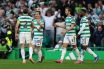 Daizen Maeda of Celtic celebrates
