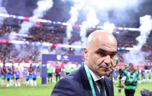 Manager Roberto Martinez of Portugal