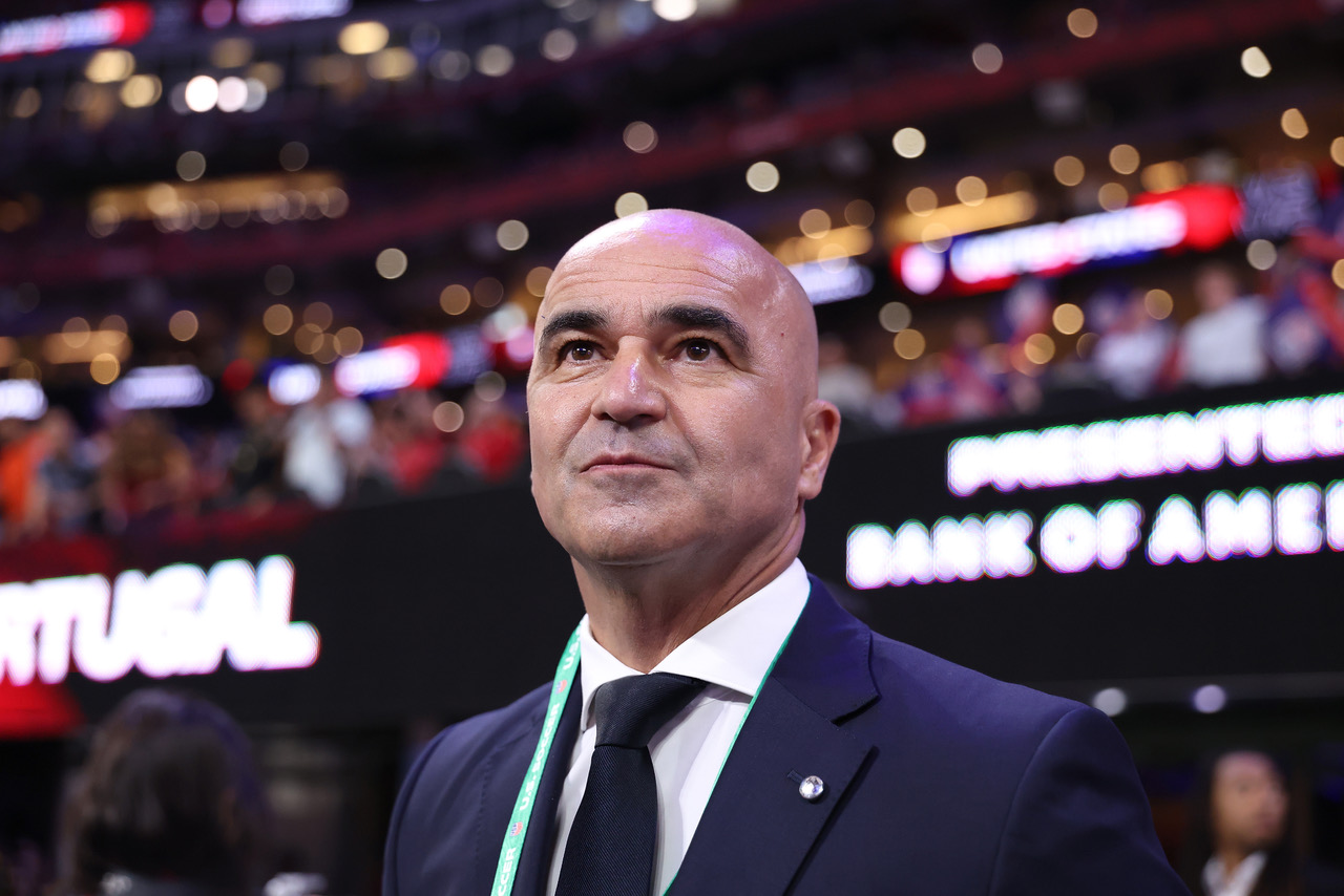 Manager Roberto Martinez of Portugal 