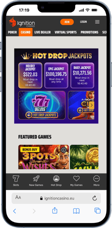Ignition homepage