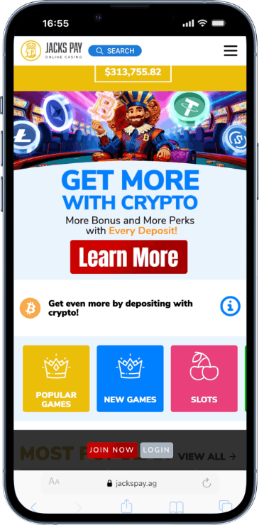 JacksPay homepage