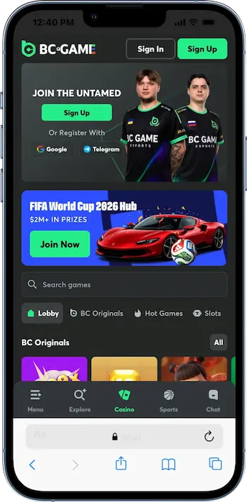 bc.game homepage