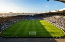 Hampden Park stadium pitch ahead of Scottish Cup final between Celtic and Dunfermline Athletic