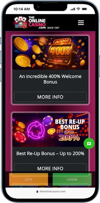 theonlinecasino promotions